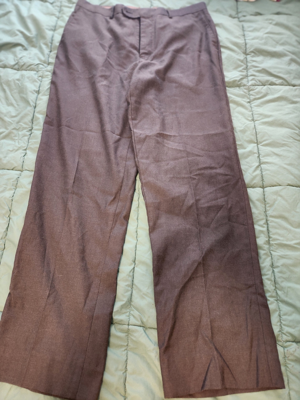 Mark Tulio Men's Dark Grey Dress Pants